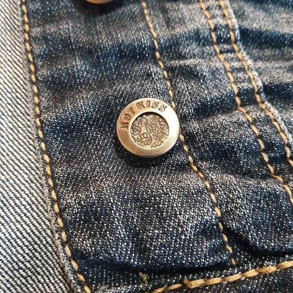 Hot Kiss Jean Vest size Medium - Picture 6 of 12